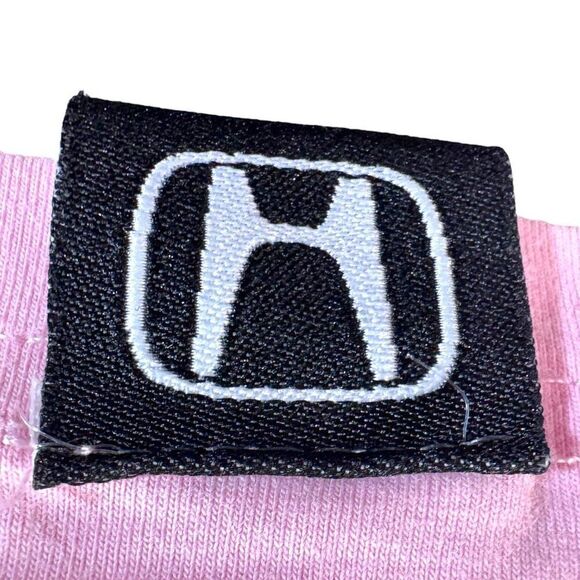 Honda Vintage Culture Womens Pink T-Shirt Wings Graphic Logo Medium Size Medium - Picture 3 of 5